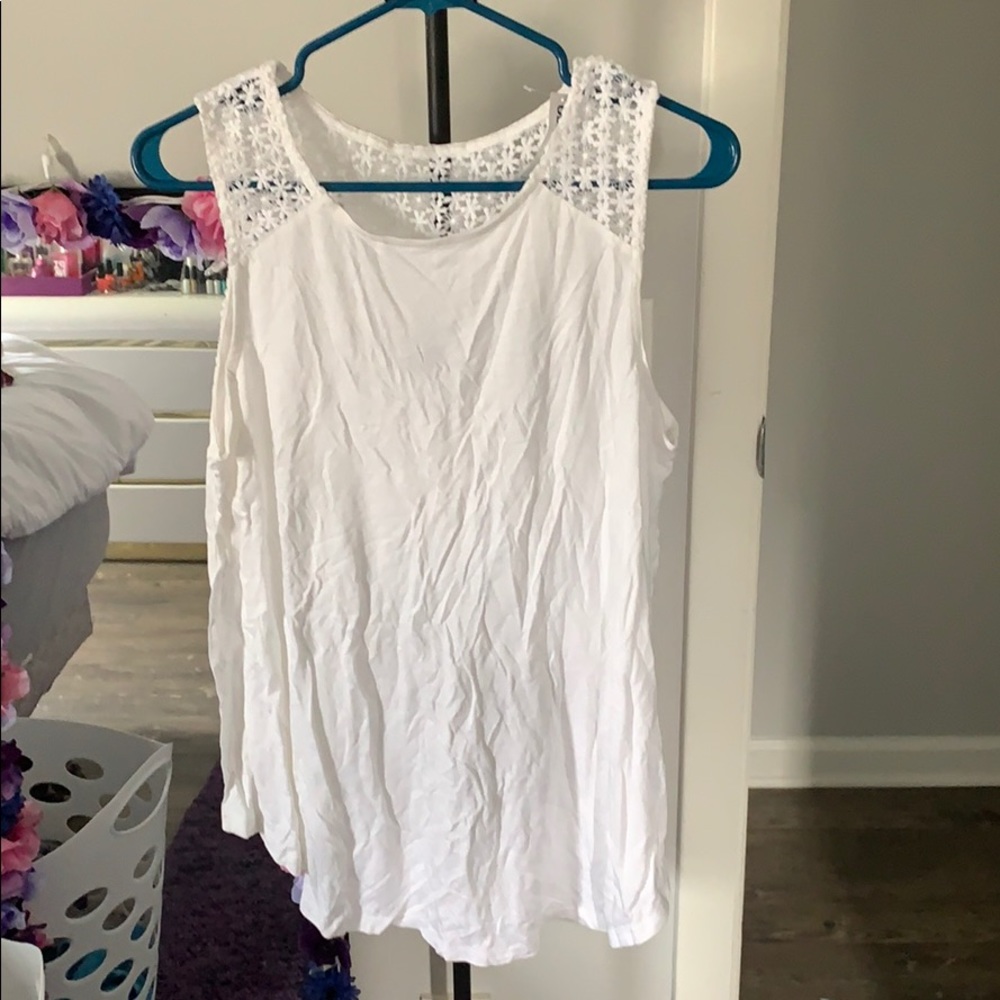 White tank top